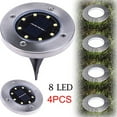 thumbnail image 5 of Ganfancp 4Pcs 8Led Energía Solar Enterrado Luz Bajo Tierra Lámpara Al Aire Libre Jardín Cubierta Liquidación Ventas Hoy Ofertas Prime 4 Piezas 8Led Luz Subterránea, 5 of 5