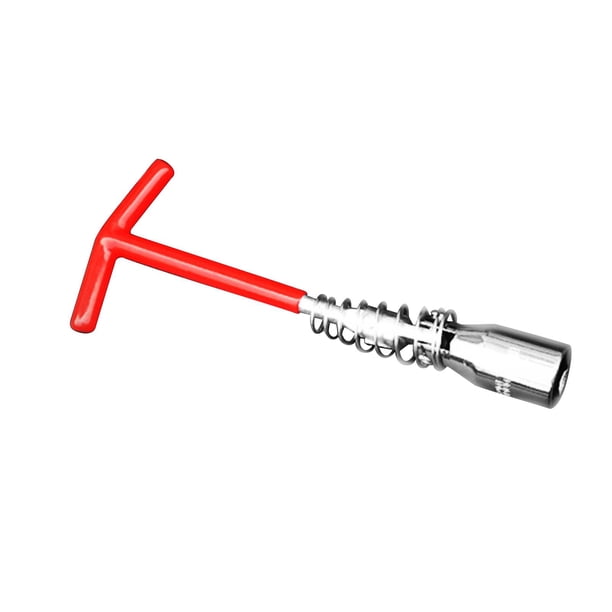 Llave de tubo para bujías, herramienta de instalación y extracción de mantenimiento de automóviles para taller de garaje. Zócalo de 21 cm