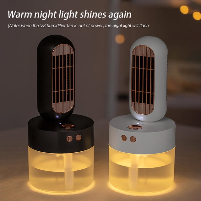Vaidha Mist w/ Night Light-Humidifier- Mini USB Misting Water Spray
