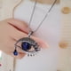 thumbnail image 5 of Collar con colgante de ojo malvado Minnieouse de diamantes de imitación aleación azul, 5 of 6