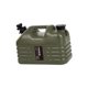 thumbnail image 5 of Contenedor de agua para PC de grado alimenticio Cubo de agua de gran capacidad para exteriores Senderismo Camping Verde 10.5L kusrkot Contenedor de bebidas de campamento, 5 of 8