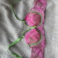 thumbnail image 5 of BRGZLK Lace Bralette for Women Trendy Wireless Lift Breathable Mesh Unlined Bras,Everyday Bras Comfortable Minimizer Bra Hot Pink S, 5 of 5