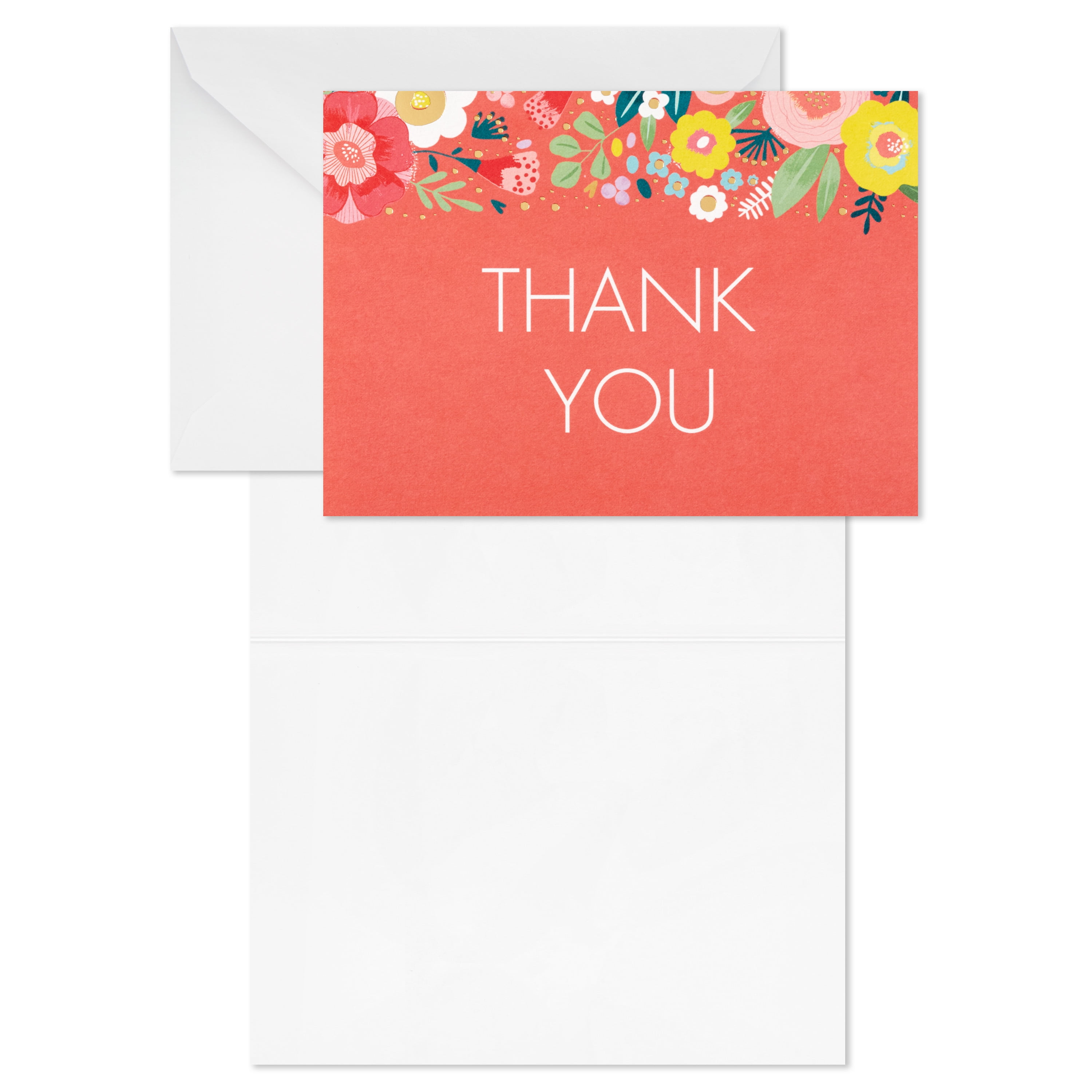 Hallmark Thank-You Notes (Fresh and Floral), 40 Count