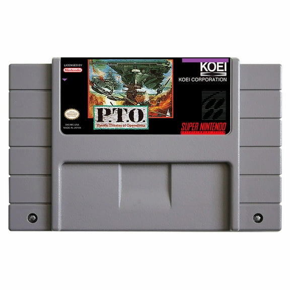 SNES Games Cartridge P.T.O. - Pacific Theater of Operations