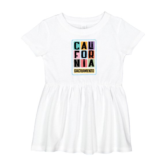 Inktastic Sacramento California Gifts Girls Baby Dress