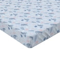 thumbnail image 4 of Ambesonne Exotic Boho Fitted Sheet, Simple Flamingo Pattern, Twin Size, Pale Azure Blue Coral, 4 of 5