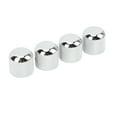thumbnail image 1 of Metal Dome Guitar Knob, 4Pcs Guitar Tone Volume Knobs Iron Professional Strong  For Bass Black,Silver, 1 of 8