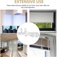 thumbnail image 4 of Gadpiparty 20pcs Hidden Valance Clips Blinds Horizontal Blind Valance Retainer Clamps Replaceable Blind Clips Home Window Blinds, 4 of 8