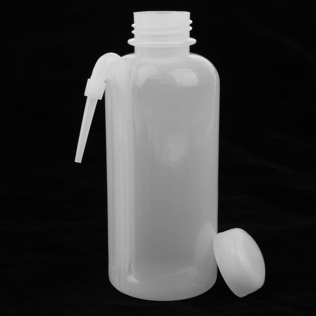 Botella de lavado de laboratorio Macarena 500ml Plástico Blanco Sin Olor