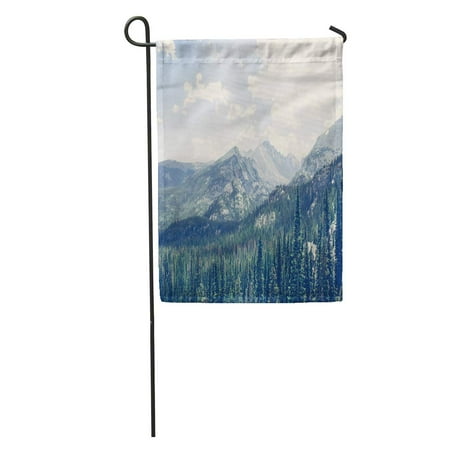 Paired Patio Homes Colorado Springs KDAGR Colorful Summer Mountain Peaks Rocky National Park Colorado June by Sharon Kilon Han Orange Spring Garden Flag Decorative Flag House Banner 12x18 inch ()