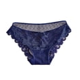 thumbnail image 2 of HUPOM Sexy Panties For Women Underwear For Women Briefs Leisure Tie Seamless Waistband Blue L, 2 of 7
