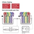 thumbnail image 6 of 10PCS 120 LED 8 Mode Plug In Christmas Candy Cane & Lollipop Lights Outdoor Lighted Holiday Stake Lights for Front Door Lawn Walkway Decoration, 6 of 10