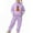 ZA-Purple-kids sweatsuit tracksuits set, variant on MKOSPLRT Girls 2 Piece Halloween Outfits Hoodie Sweatsuit Sets 2-13Y Oversized Sweatshirt and Baggy Fall Sweatpant Pumpkin Tracksuits with Pockets
