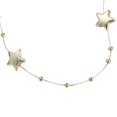 thumbnail image 4 of FAGINEY Bead Chain,10 Meters Bead Chain ABS Electroplated Pearl Chain Fiver- Pointed Star Decorative String, 4 of 8