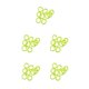 thumbnail image 3 of Jumpingount 20 piezas de anillos para el cabello de alta elasticidad, alta densidad, decorativos, sin enganches, cuerda para el cabello, accesorios Type2 NO2, 3 of 6