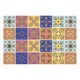 thumbnail image 1 of 10 Uds. De pegatinas para azulejos contra salpicaduras de estilo mexicano, pegatinas para suelo y escaleras, murales de pared removibles impermeables, 1 of 3