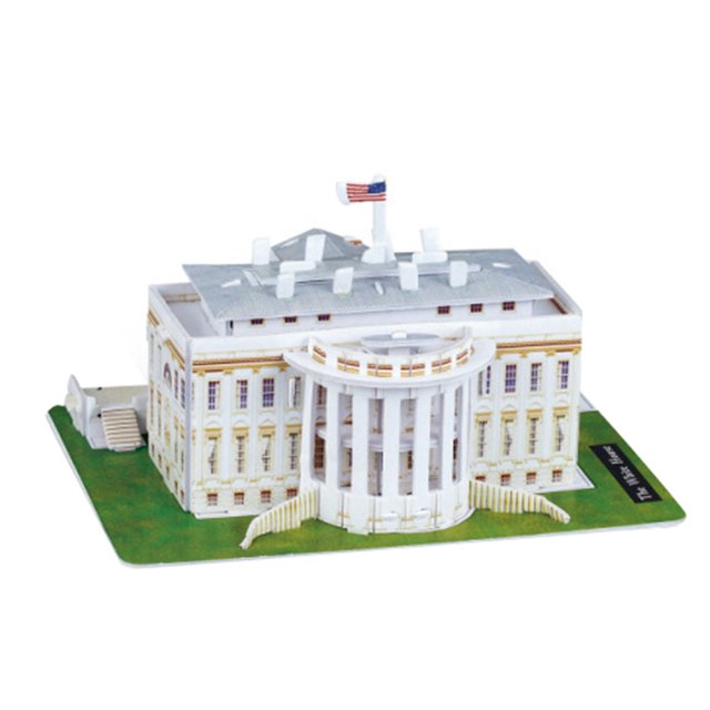 Edificio de fama mundial, modelo tridimensional ensamblado, rompecabezas de bricolaje, juegos educativos para niños, juguetes, juguetes para niños Vogacara WJ3741-08B