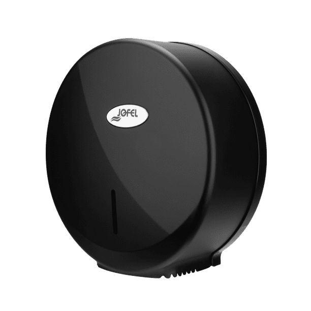 Despachador de papel higiénico Jofel Junior ABS Futura Negro Mate 1 Rollo 250m