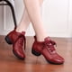 thumbnail image 1 of XIHAHA zapatos de baile de cuero genuino botas de cuero zapatos de baile cuadrados aumentar zapatillas de baile botas zapatos de baile de suela blanda modernos, 1 of 4