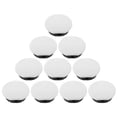 thumbnail image 1 of RUNROTOO 10 Sets Circular Furniture Connecting Fasteners White PP Joint Hardware for Cabinets, 1 of 8