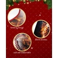 thumbnail image 6 of Baseball Christmas Tree Skirt 36 Inches Large Christmas Skirt Tree, Baseball Flame Modern Abstract Art Tree Skirt Christmas Decorations for Fireplace Party Holidays Indoor Outdoor, 6 of 7