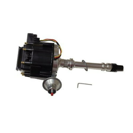 Proheader PE322B - Chevy HEI V8 Distributor with Adjustable Vacuum Advance (Best Hei Distributor For 350 Chevy)