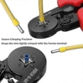 thumbnail image 5 of Crimping Tool With 1200 Insulated Crimp Terminals From 0.25mm To 10mm. Electrician's Pliers, Tools, Electrical Terminals (crimper + 1200 Lugs), 5 of 5