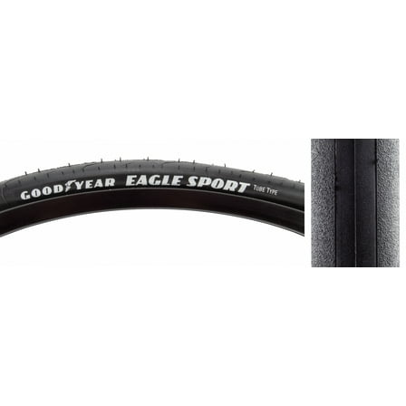 Goodyear Eagle Sport Tube Type Tire, 700 x 30c, Black