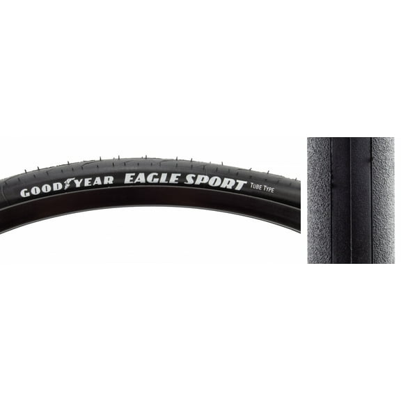 Goodyear Eagle Sport Tube Type Tire, 700 x 30c, Black