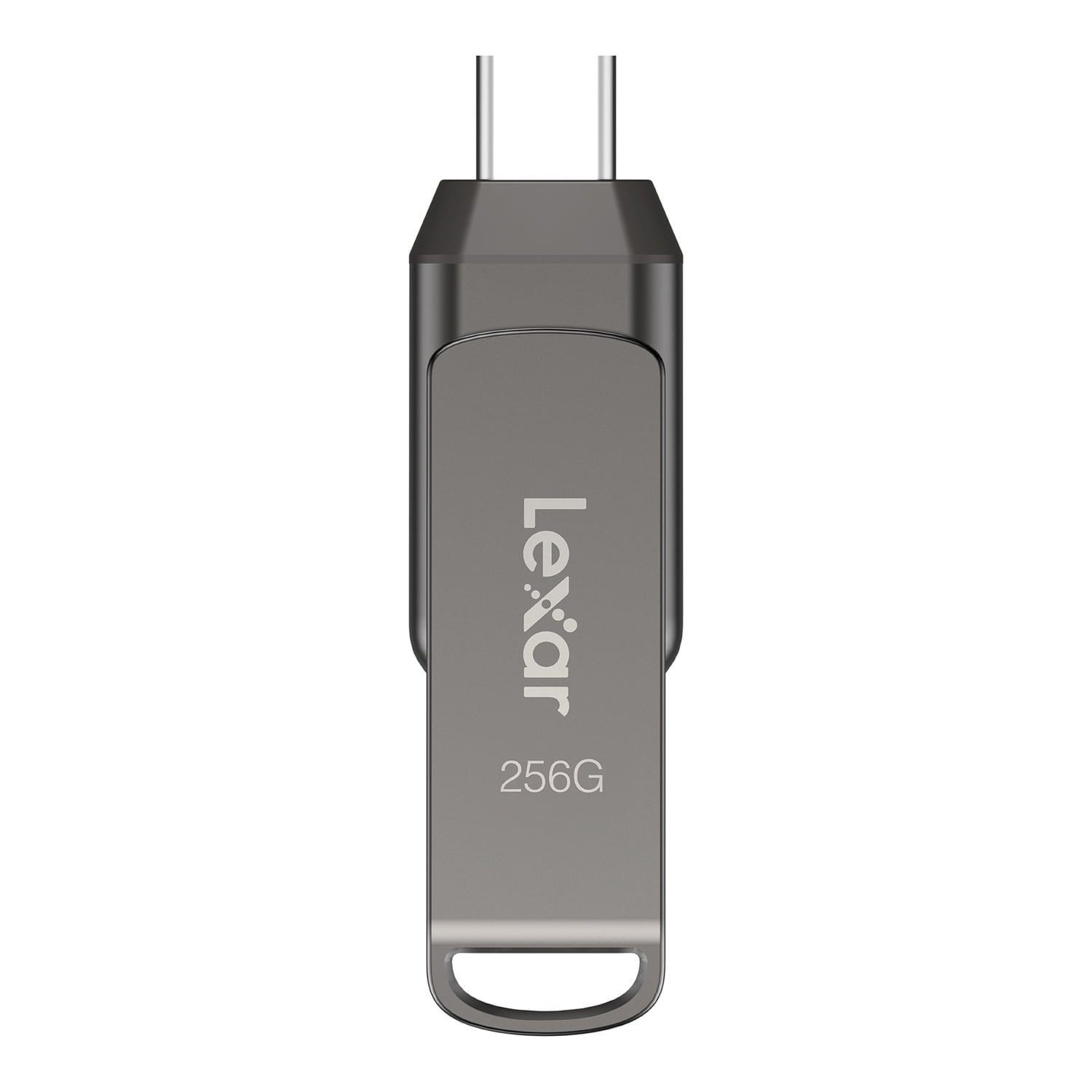 Lexar LJDD400256G-BNQNU JumpDrive D400 USB 3.1 Dual Drive with USB-C and USB-A Connectors (256 GB)