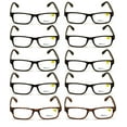 thumbnail image 2 of 10 Pairs Simple Basic Reading Glasses Blue Blocker Black - Computer Anti Fatigue UV Protection Reader +3.00, 2 of 3