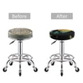 thumbnail image 5 of Naloa Not All Who Wander Are Lost 1 Round Bar Stool Cushion Cover 12-14 inch, Fits Kitchen, Office, Restaurant Chairs - {sizeName}12 inch, 5 of 7