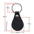 thumbnail image 7 of Leather Key Fob Kit - Brown Leather (8-9oz) - Rivet (Nickel) - Key Ring (Nickel) - (5 Pack) - 5-Pack (Brown)(Nickel), 7 of 7