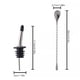 thumbnail image 2 of Martini Shaker Bartender Kit 10Pcs Colador de cóctel de acero inoxidable Ice Muddler Spoon Jigger Pourers Bar Tools Noticed LF0147-00B, 2 of 7