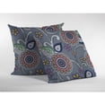 thumbnail image 6 of Amrita Sen Broadcloth Pillow With Red Orange Blue Green CAPL65BrCDS-BL-28x28, 6 of 9