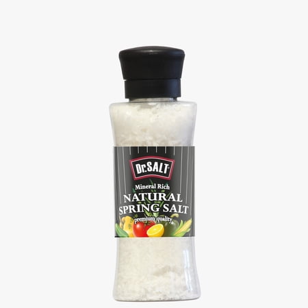 Dr.Salt Rich Mineral Natural Spring Sea Salt Grinder Large 16 Oz.
