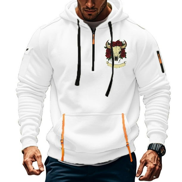 Sudadera con capucha para hombre, sudadera con capucha de manga larga estampada, sudadera con capucha de bolsillo, ropa de trabajo, sudadera con capucha para hombre, blusa de poliéster