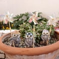 thumbnail image 2 of Estatua al aire libre Zulema 3x búho Decoración de jardín, 2 of 8