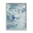 thumbnail image 4 of Stupell Industries Spiral Seashell Nautilus Sea Life Watercolor Pattern Graphic Art Gray Framed Art Print Wall Art, Design by Ziwei Li, 4 of 5