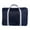 Navy, variant on HmNPlay Foldable Carry On Duffle Bag - 25L Lightweight Under Seat Airplane Personal Item, Waterproof Gym Travel Tote with Suitcase Strap & External Pocket for Women, Sport, Camping (Black)