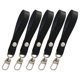 thumbnail image 5 of Kits de reparación de cremalleras de 5 piezas de cuero PU para bolsos, mochilas, chaquetas y abrigos DIY Negro Plata Yuyangstore Pestaña para tirar de la cremallera, 5 of 8