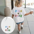 thumbnail image 2 of JUMEYU Girls Tee Shirts Flower Girl Shirt Toddler Girls Tshirt Kids Little Girls Short Sleeve Party Tee Tops 3T 4T (White,3-4 Years), 2 of 6