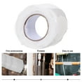 thumbnail image 4 of 2 Rolls of Plastic Tape Waterproof Tape Pipe Seal Tape Leak Seal Duct Tape for Home, 4 of 6