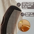 thumbnail image 6 of Dandruff Comb Fine Tooth Scalp Comb for Dandruff Removal & Lice Prevention - Brown Scalp Detox Comb for Women/Men/Kids, 3-in-1 Massager Brush with Detox & Hair Cleansing Tool for Gentle Care, 6 of 9