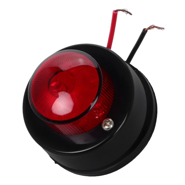 KAKOWELY Lumières Stroboscopiques pour Voiture Lumière Rouge Clignotante Lumière Rouge Clignotante Lampe Led de Sécurité Alarme de Sécurité Lumière d'Avertissement Stroboscopique Marqueur Latéral pour Voiture Camions Véhicules