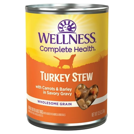 UPC: 0076344017202 | Wellness Thick & Chunky Natural Canned Dog Food Turkey Stew 12.5-Ounce Can (Pack of 12)