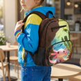 thumbnail image 2 of KUIFORTI Axolotl Cute Toddler Backpack Girls Kids School Bag with Front Pockets Adjustable Straps Durable for Preschool Kindergarten Back to School Essentials Gifts, 2 of 7
