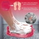 thumbnail image 4 of Cepillo de ducha rosa para pies y espalda, cepillo de ducha grande para pies, cojín de masaje con ventosas antideslizantes para exfoliar, hacer circular los pies y aliviar los pies cansados, 4 of 5