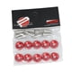 thumbnail image 5 of Arandelas para guardabarros M6 Strade Fareast Limited Kit de reparación del compartimiento del motor Rojo, 5 of 8
