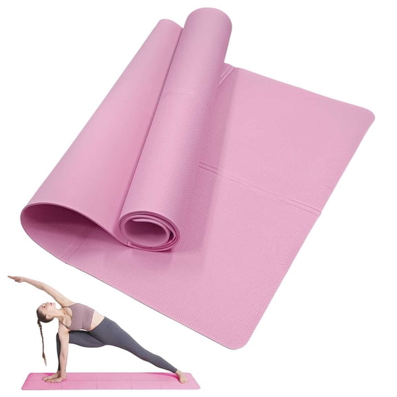 Pink Foldable Yoga Mat Eco Friendly EVA Folding Travel Fitness Exercise Mat 3/4/6mm Thicknesses for Yoga Pilates Workouts